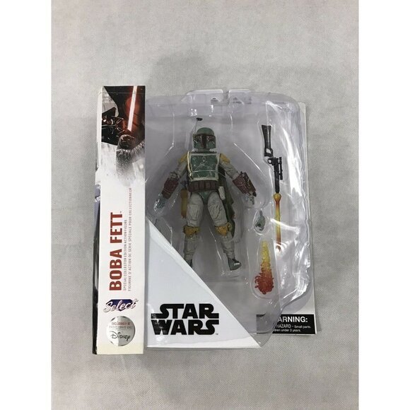 Boba Fett COLLECTOR'S EDITION Action Figure by Diamond Select Star Wars Read! - Picture 1 of 4